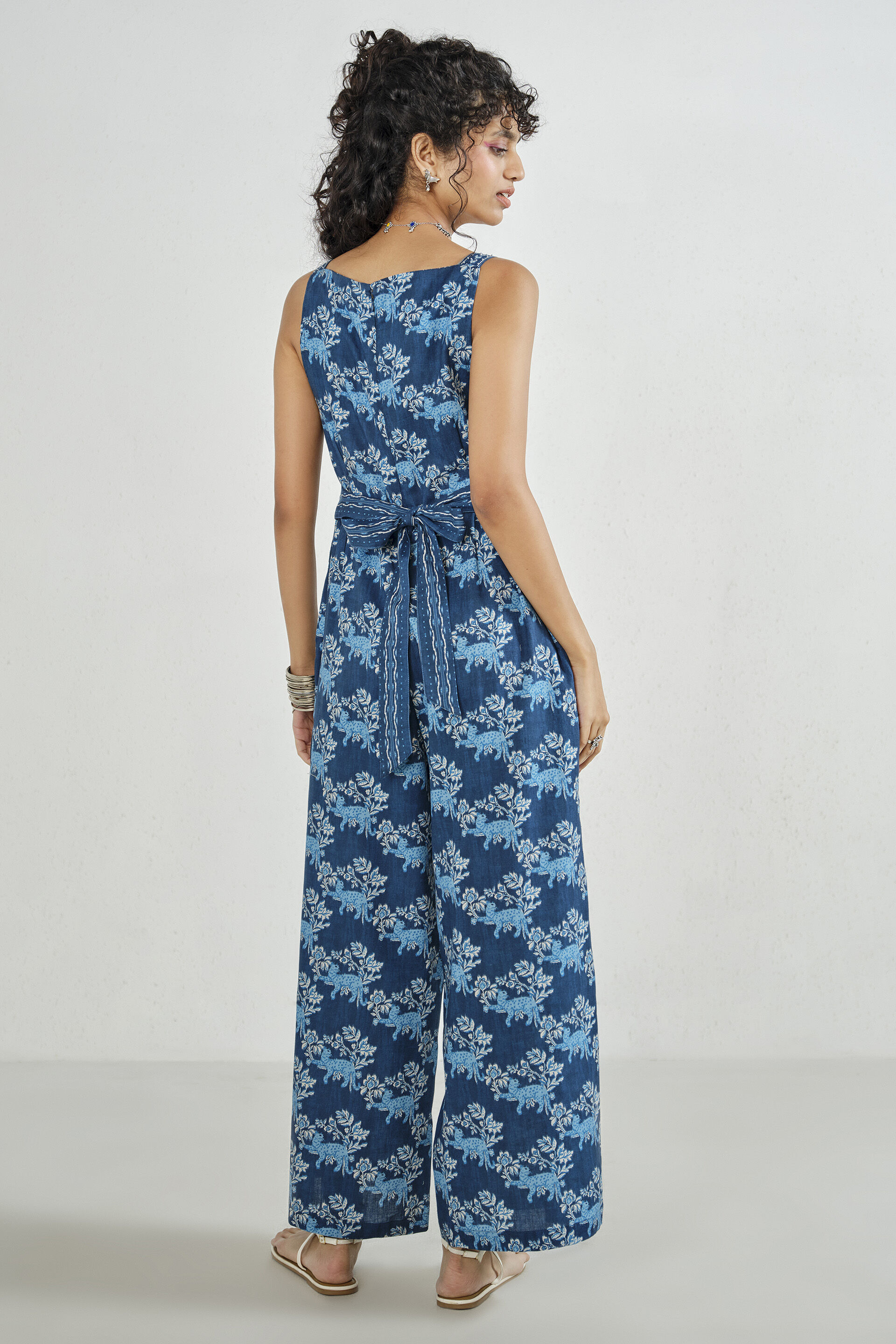 Yana Indigo Jumpsuit, Indigo, image 6